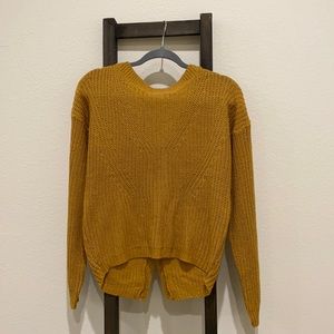 Mustard yellow sweater